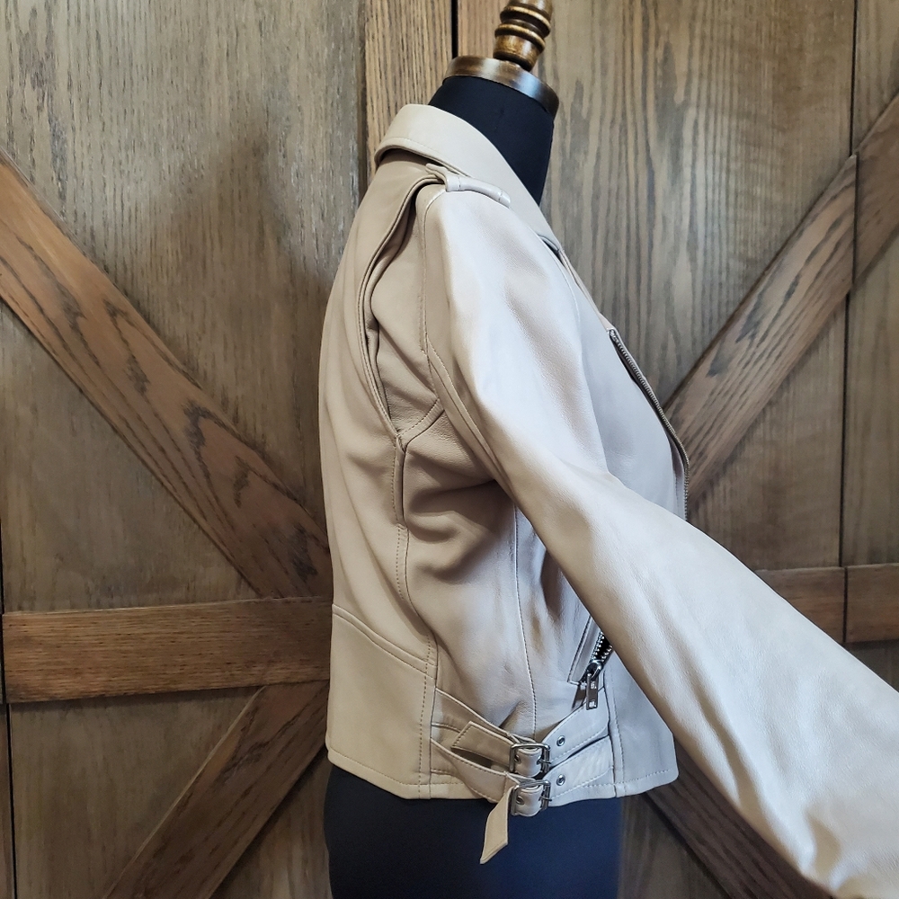 NWOT IRO Ashville Leather Moto Jacket - Picture 4 of 5